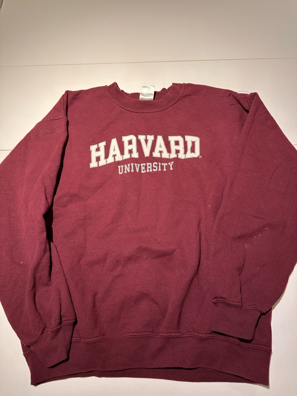 Harvard University Maroon Crewneck Sweatshirt